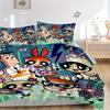 3pc Powerpuff Girls Science Lab Bedding Set Guest Room Bedroom Decor Christmas Halloween Decor Gifts- All Seasons (No Insert)a1013160