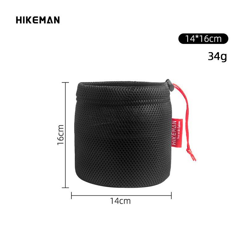 Multi Portable Camping Bottle Pot Pan Carrier Pouch Kitchen Cookware Storage Bag Mesh Drawstring Bags for camping picnic Cook