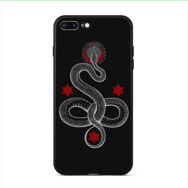Flower Snake Painting Phone Cases For iphone 11 11Pro Max 8 7 6 6S Plus X XS MAX 5 5S SE 2020 XR Personalised Soft TPU Back Capa