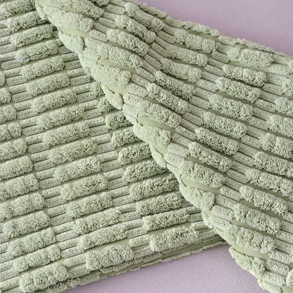 Solid Color Corduroy Throw Pillow Cover for Sofa, Bedroom, Car & Hotel