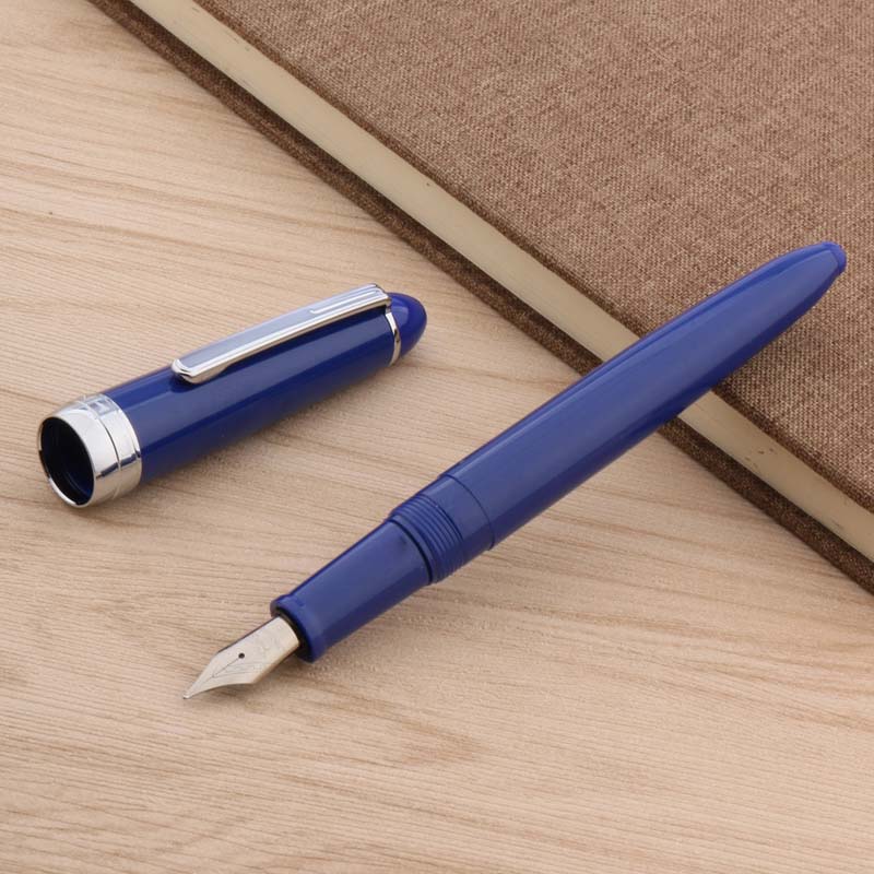 Jinhao 992 Plastic Fountain Pen Transparent Rotate Clip Classic Style M Lorelei Stationery Student Office School Supplies