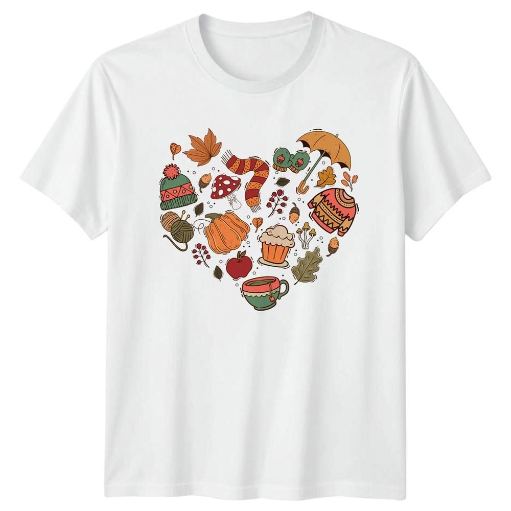 Cozy Autumn Vibes Fall Season TShirt Autumn Harvest Sweater Weather S