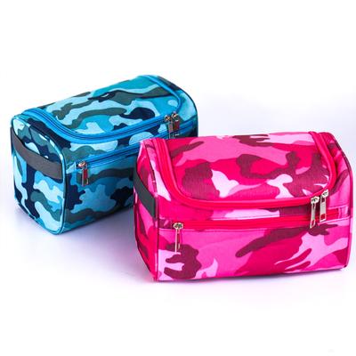 Kosmetyczka w kamuflażu do makijażu, unisex, organizer podróżny, kosmetyczka, torba do przechowywania, duża pojemność, wisząca, wodoodporna, kosmetyczka