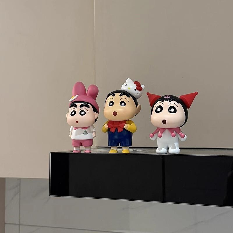 Crayon Shin Chan Desktop Decor Figurine For Home Office And Living Room Displays