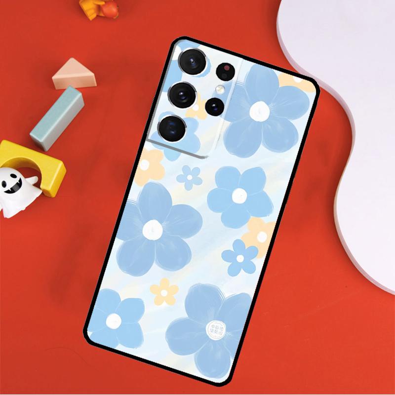 Color cute little floral Phone Case For Samsung Galaxy S25 Ultra S24 Ultra S9 S10 S20 S21 S22 S24 Plus S23 FE Cover