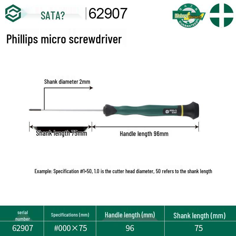 Miniature Screwdriver Set: Slotted & Phillips Heads for Mobile Phones & Watches