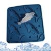 Unique Shark Silicone Ice Mold 3D Shark Ice Cube Tray Household Baking DIY Mold Making Tool for Whiskey Cocktails Bar/Home