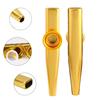 2 Colors Metal Kazoo Portable Wind Instrument Festival Party Atmosphere Creating Supplies Oral Blowing Playing Musical Tool XJM