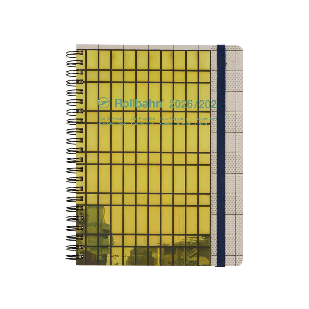 DELFONICS Rollbahn Diary 2026-2027 Yasuyuki TAKAKI A5