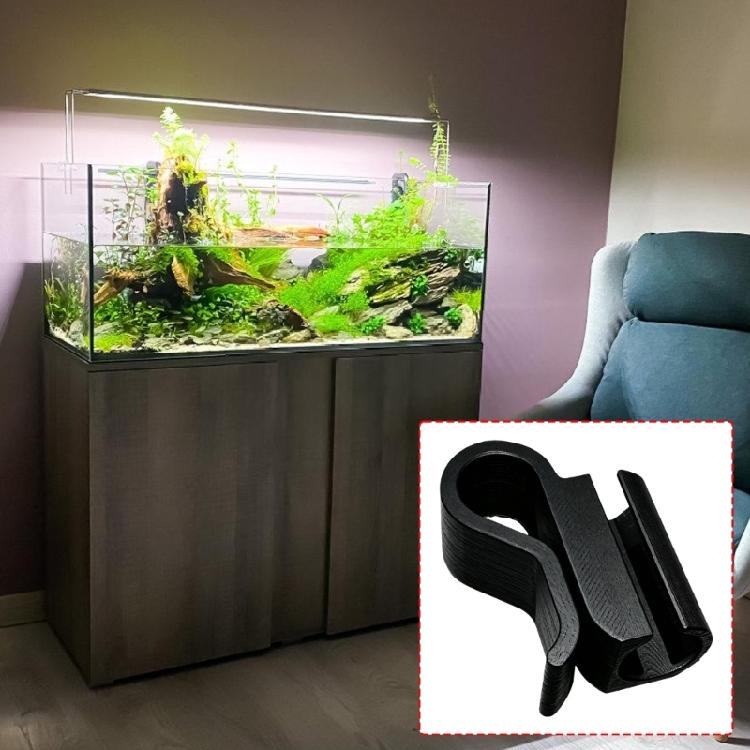 Fish Tank Hose Brackets For 12Mm/16Mm Water Pipe Fixing Clip Keep Water Changes Neat and Simple Clip On Installation