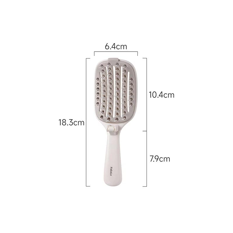 Portable Folding Hair Teasing Comb - Easy Clean High Volume Styling Comb for Travel & Home Use, Detangling & Volumizing Hair Tool for Women