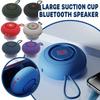 Magnetic Water Proof Bluetooth Speaker With Lighting,small Wireless Speaker ,volume Knob & 360° Sound. Portable For Home, Outdoors & Bathroom