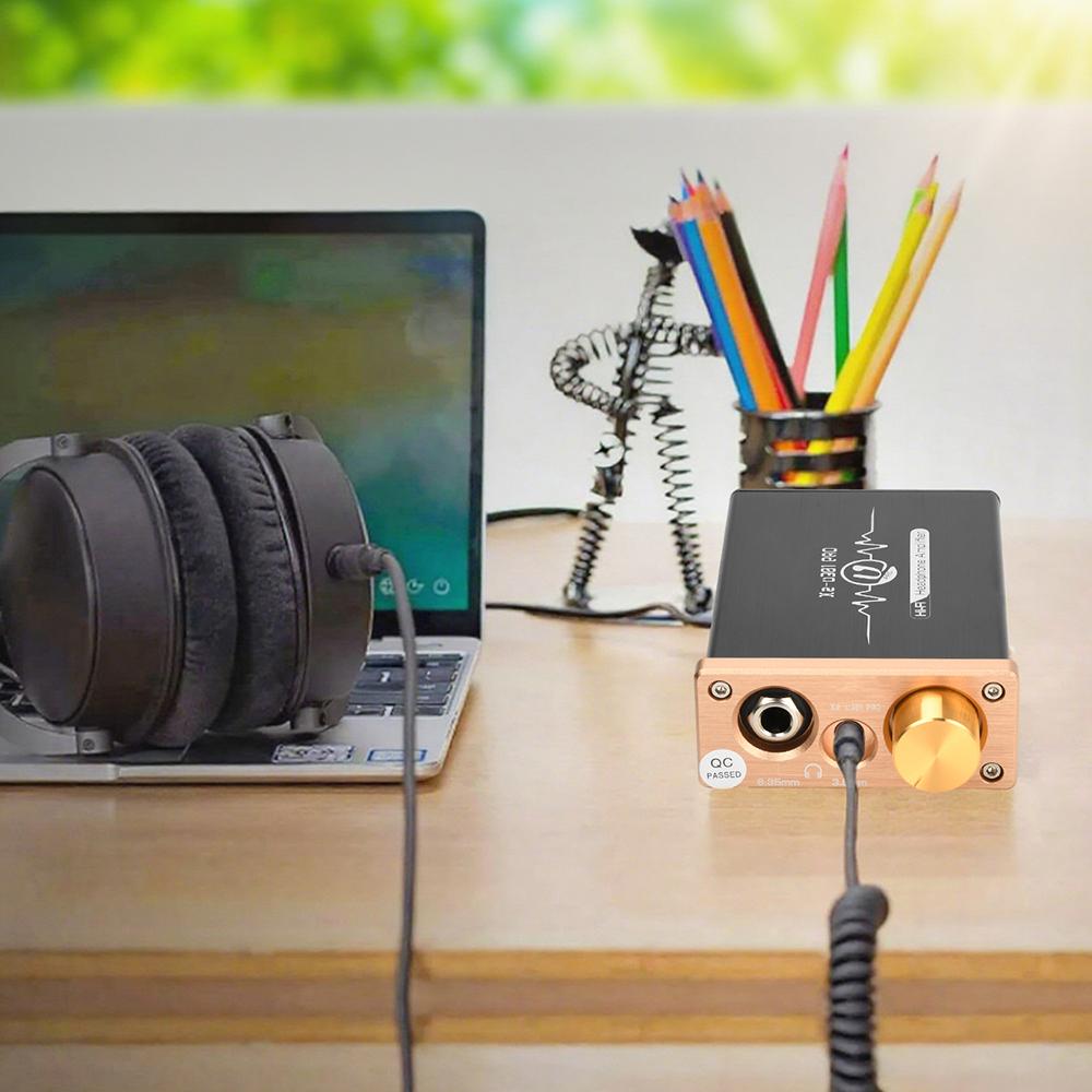 XZ-U301Pro DC 5V Class A Hi-Fi Headphone Amplifier 1500mW High-Power Desktop Headphone Amp 6.35mm/3.5mm Headphone Jack RCA Input