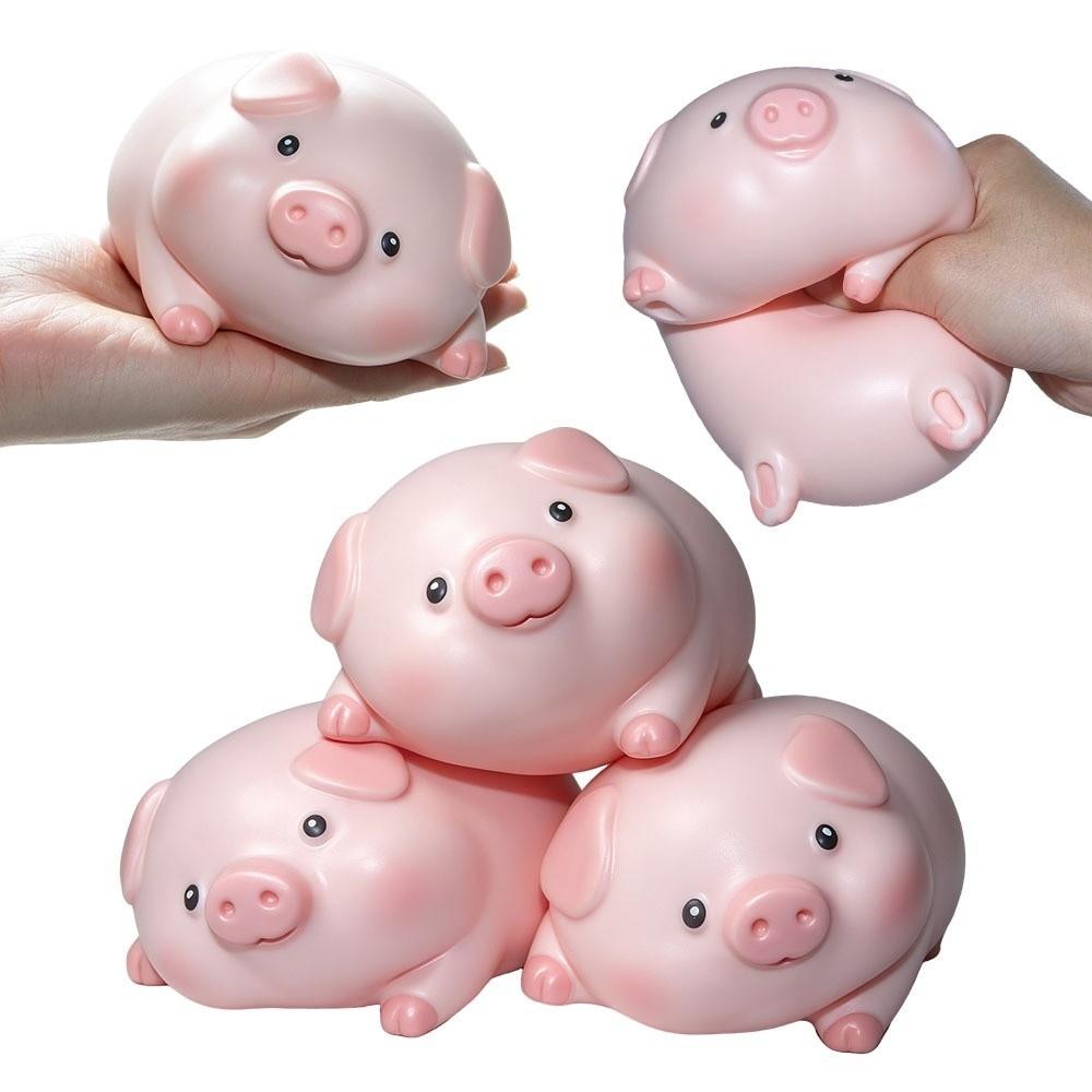 Cute Pig Pinch Le Slow Rebound Squishy Fingertip Toy Pig Squeeze Toy Office Stress and Tension