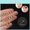 20gl Creative Nose Steel Stainless Stud With Microinlaid Zircon Stylish Body Piercing Jewelry
