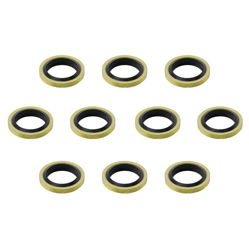 Universal M10 Rubber Seal Ring Motorcycle 10mm Banjo Bolt Washers Gasket Hydraulic Clutch Brake Pump Brake Hose Caliper Gaskets