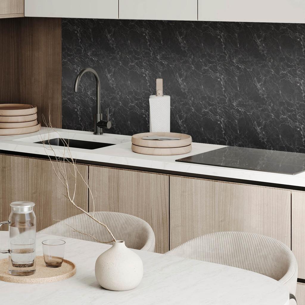 Zestaw Kafelków Samoprzylepnych Elegancki Marmur Z Żyłkami 10X40X20 Cm