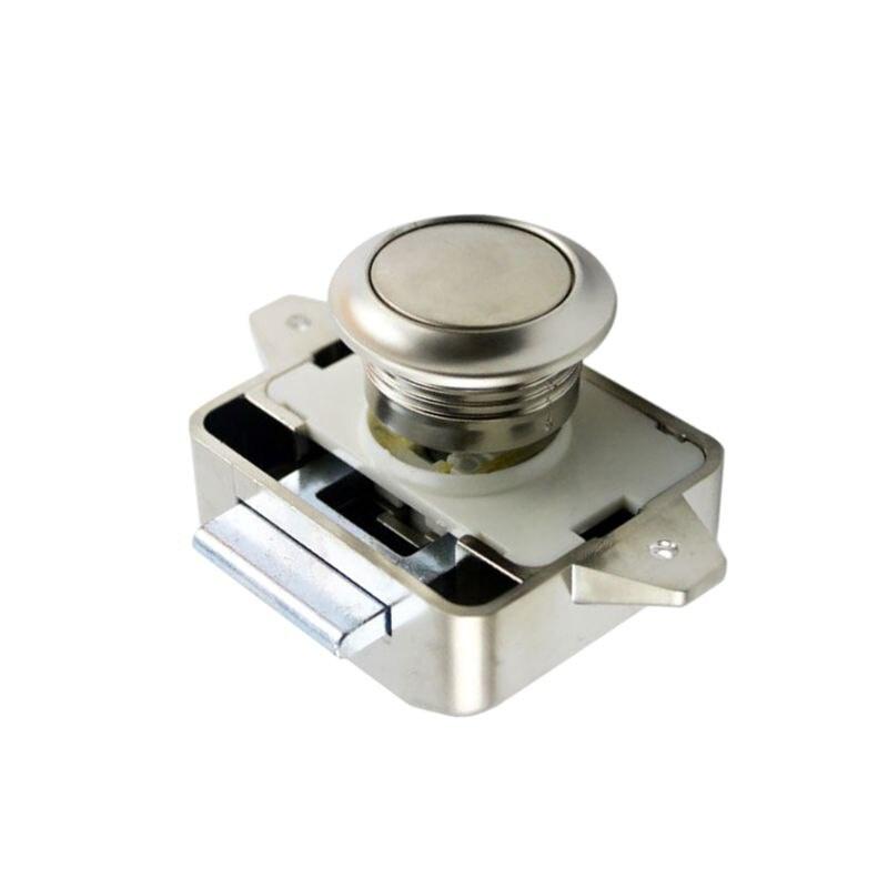 

Кемпер автомобіль push lock RV Караван човен двигун головна шафа ящик засувки кнопки замки для меблевого обладнання dark silver