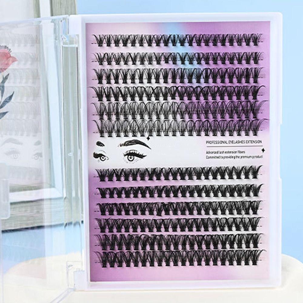 Wispy Style False Eyelashes Bond and Seal DIY Lash Extension Kit Eye Lash Extension