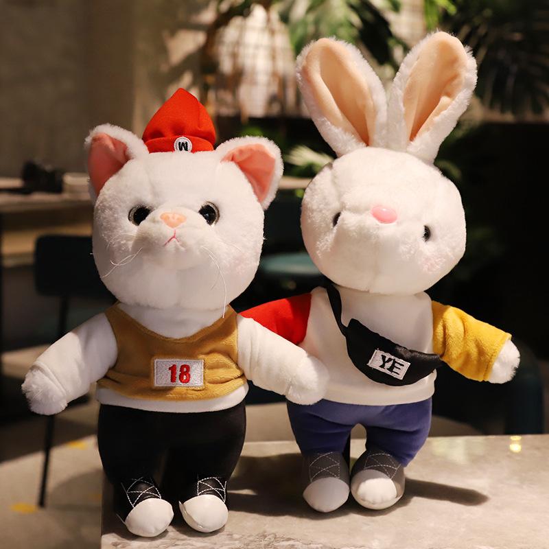 Schönes kleines Bär Kaninchen Plüschtier Puppe Panda Puppe Valentinstags Puppe Gib bester Freund Junge und Mädchen Geburtstagsgeschenk