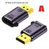 Mini DP to Big DP Converter 8K60HZ DP Male to Female Bidirectional Conversion Adapter Display Port Video Audio Extend Cable Plug