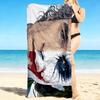 1Pc Dark Soul Beach Towel Quick Dry Multiuse For Beach Pool Gym Yoga Home Travel Christmas Halloween Xmas Gift S1984