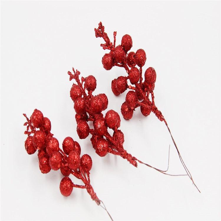 Snowflake Jute Rope & Red Berry Christmas Bouquet DIY Wreath Accessories