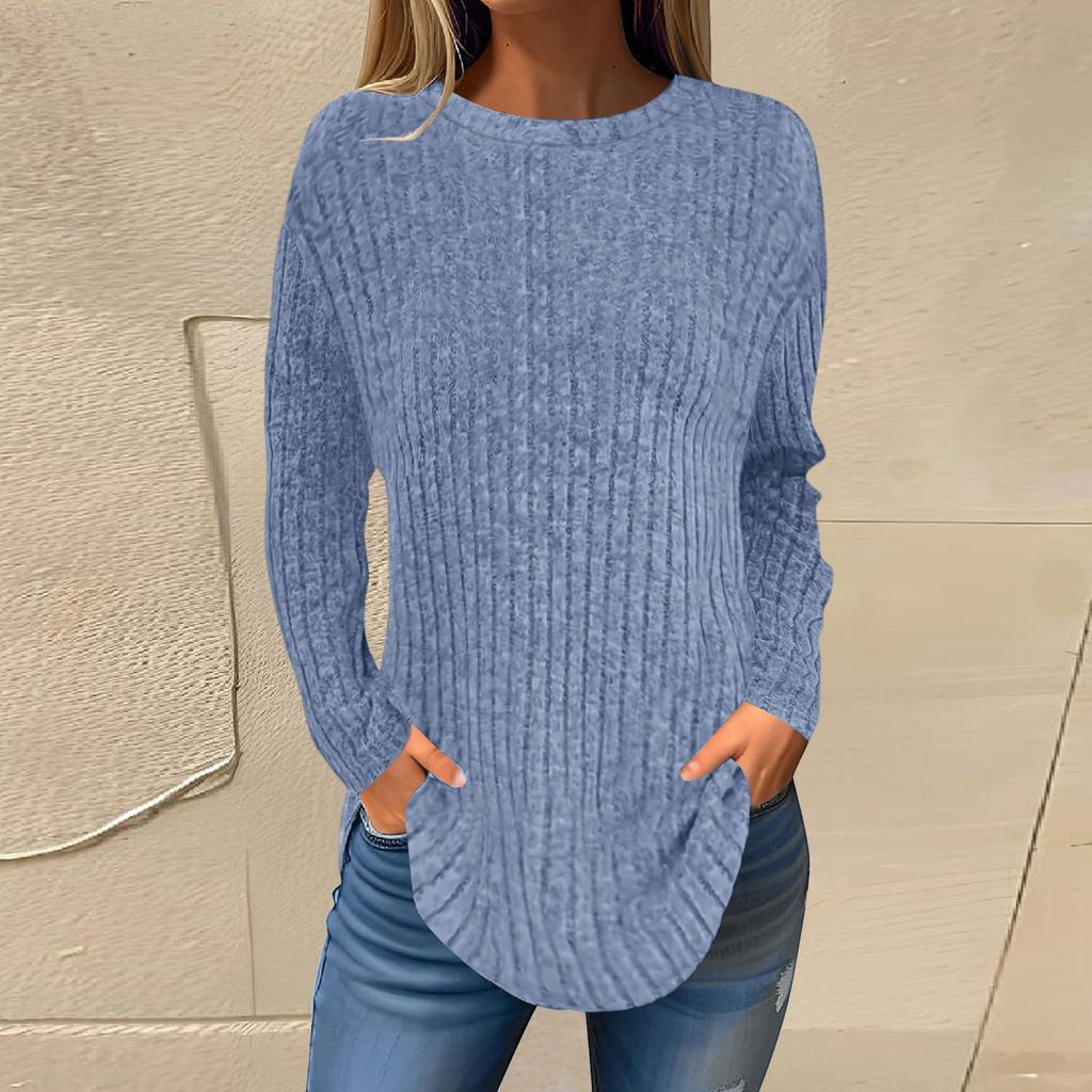 Dámské pracovní košile s dlouhým rukávem Topy Podzimní móda Lehké svetry Business casual halenky