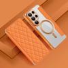 Flip Card Slot Wallet PU Leather for MagSafe Plating Case for Samsung Galaxy S26 Ultra S25 Edge S24 S23FE S22 Plus A57 A37 Cover