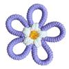 Woven Macrames Colorful Flower Wall Art Decoration for Living Room or Baby Kids Bedroom Nursery Wall Hanging Ornament