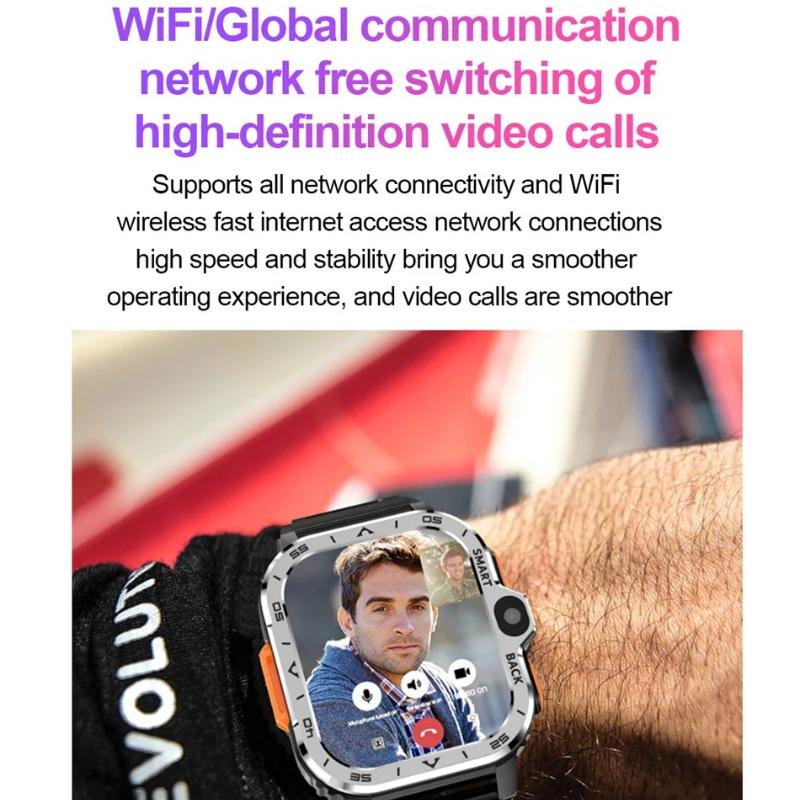 Android WhatsApp Smart 5G Video Voice SOS Call Camera Watch GPS Google NFC WIFI Trace Locate SIM Card Phone Smartwatch Google Play 8GB+64GB