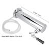 Preassembled Commercial Beverage Dispensing Column, Spring-Actuated Tap, Long- PVC Hose for Home Pubs
