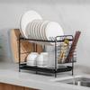 Dwupoziomowy stojak do suszenia naczyń kuchennych