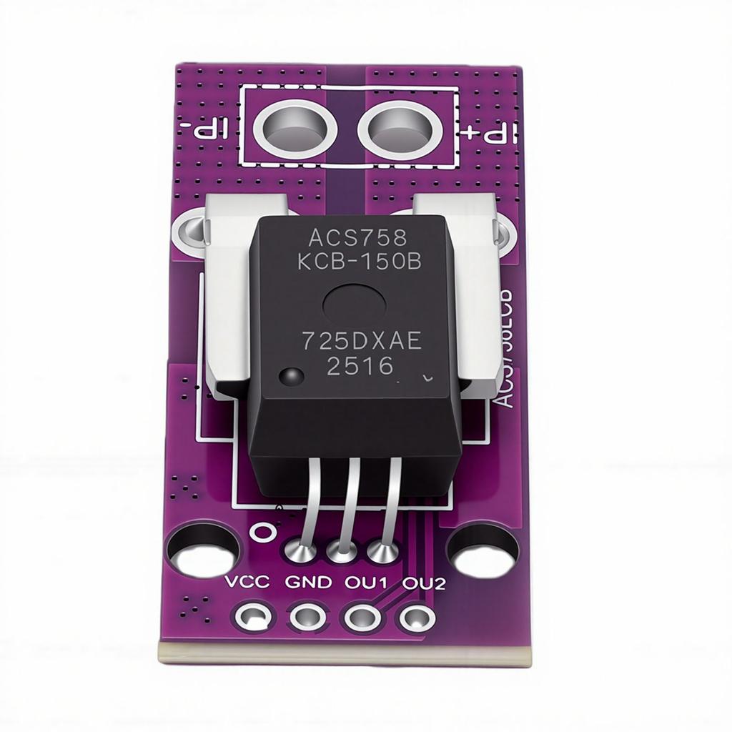 ACS758LCB 50B Hall-Effekt Strommodul Linearer Stromsensor 50A für Leistungsüberwachung