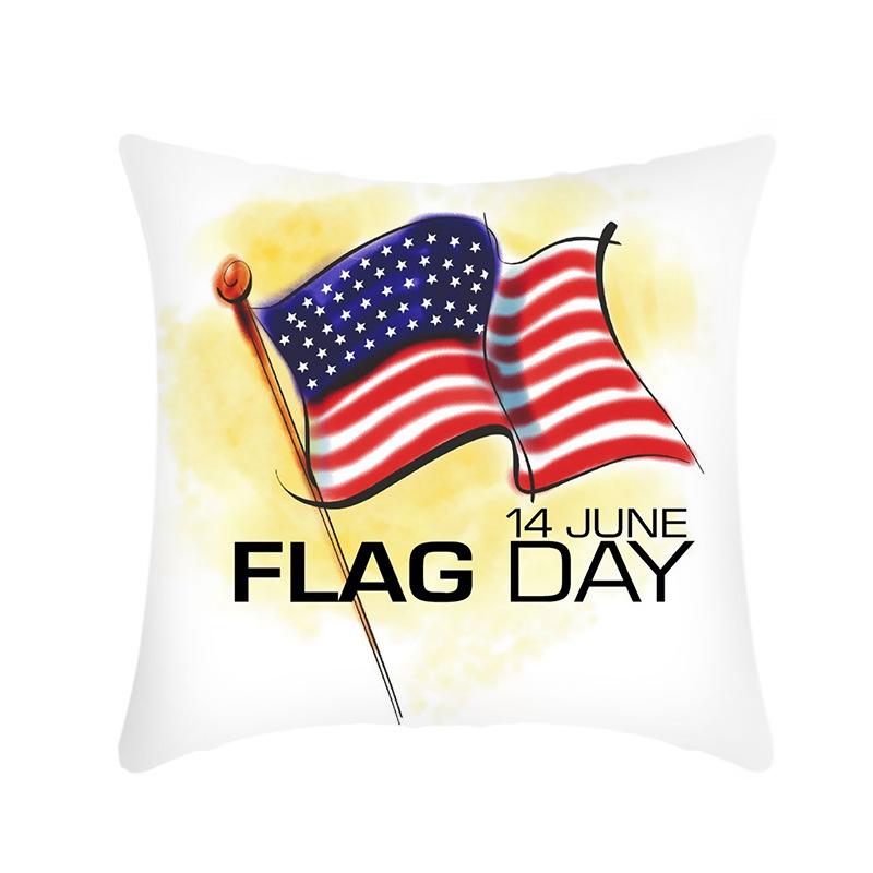 New Style Pillow Statue of Liberty Bald Eagle Printed Plush Sofa Pillow