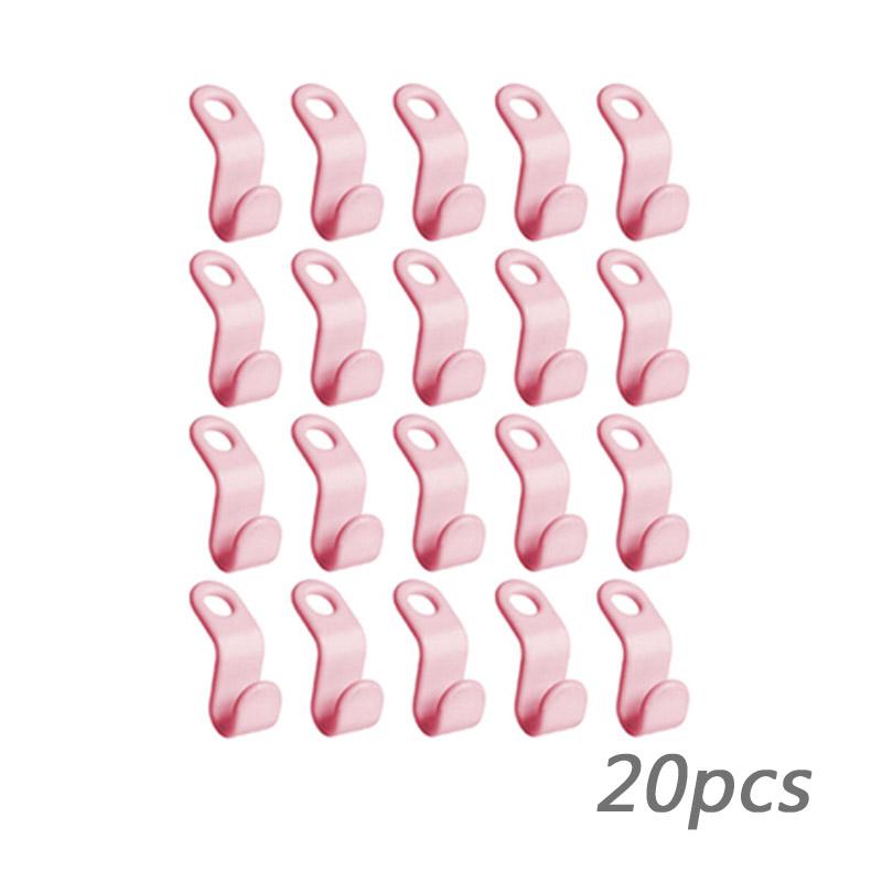 Clothes Hanger For Closet Connector Hooks Cascading Plastic Wardrobe Organizer Rack Holder Space Saving Home Organization