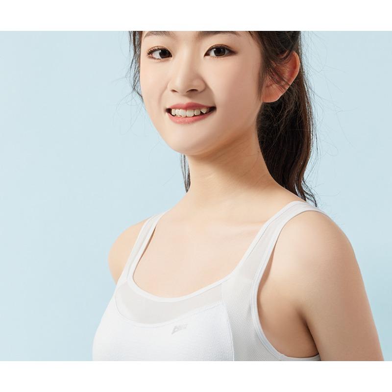Breathable Mesh Vest Bra For Teenage Girls Sports Development Underwear