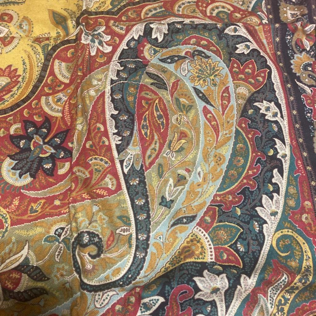 Used Etro Large Stole - Christmas Colors
