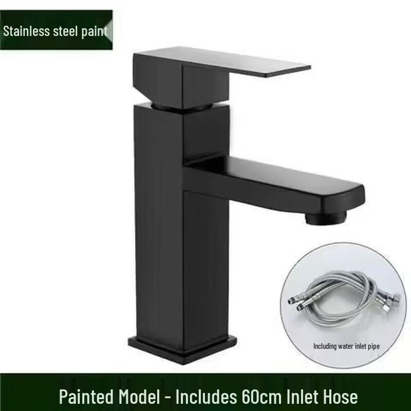 

TLXT Square Hot and Cold Bathroom Basin Faucet