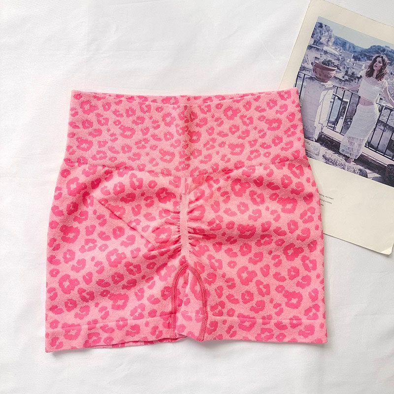 

Contrast Color Can Be Outwear Wait Lifting Fashion Wind Leopard Print Vest Pink Leopard Print S