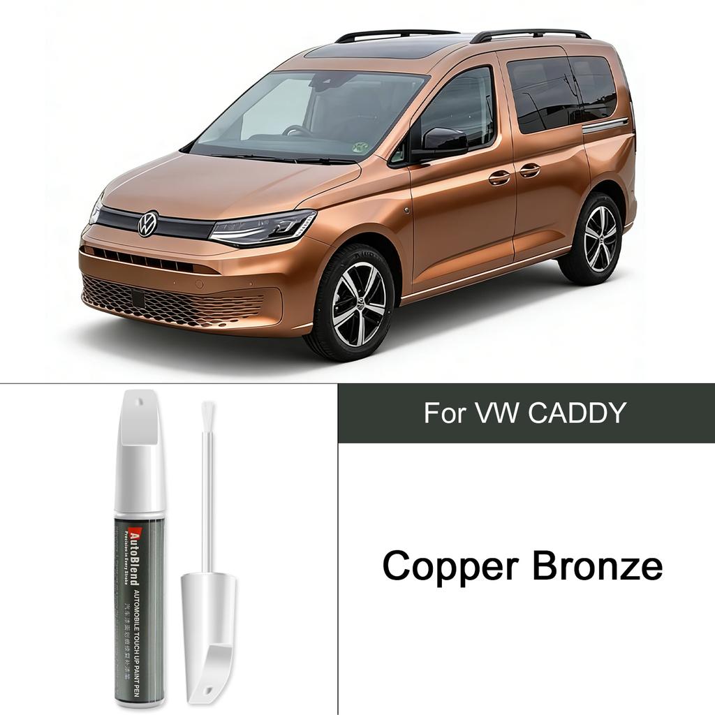 Für VW CADDY Kratzerentferner und Lackreparaturstift Fabrikprozess Farbabstimmung Autolackreparaturwerkzeug Candy White Tiefschwarz