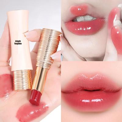 Angel's Temptation Mirror Shine Lip Tint: Natural, Non-Stick, Long-Lasting, Low Saturation.