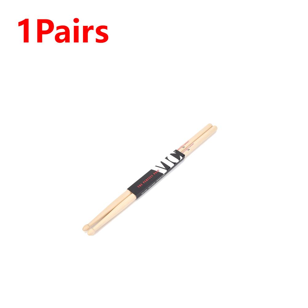 1-10X Drumsticks 5A/7A American Hickory Drumsticks Mallets Jazz Drum Sticks Percussion Drum Sticks for Acoustic/Electronic Drum