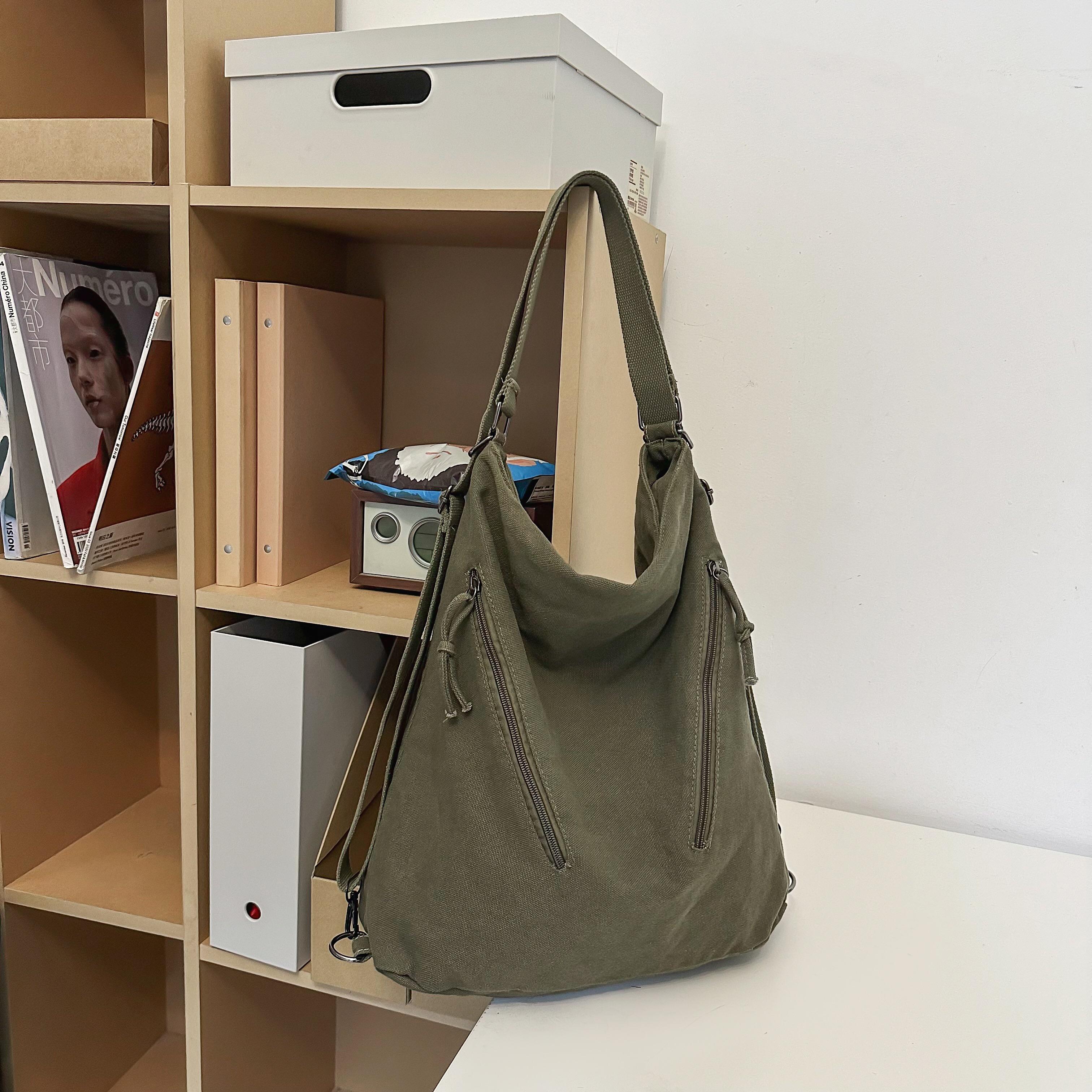 

Большая вместимость холста простота легкий студенческий университетский рюкзак дизайн практичный универсальный дорожные сумки через плечо