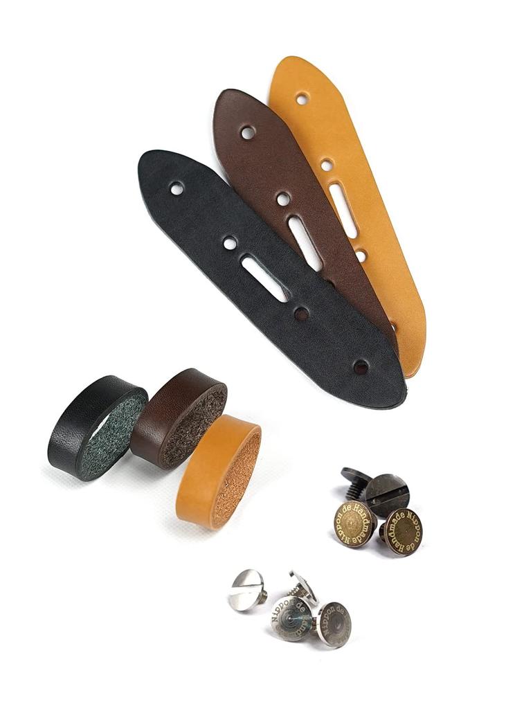 Nipponde Handmade Genuine Made In Obi BLLB0795 40mm Belt, Leather, Men's, Women's, Casual, Japan, Only, Replacement, Cowhide, (Brown (Screw Gold),