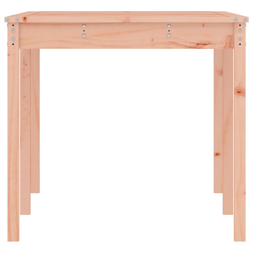 Garden Table 159.5 x 82.5 x 76 cm Solid Douglas Fir Wood