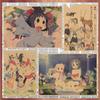 Retro Japanese Anime Kraft Paper Poster - My Ordinary Life Wall Art Mural