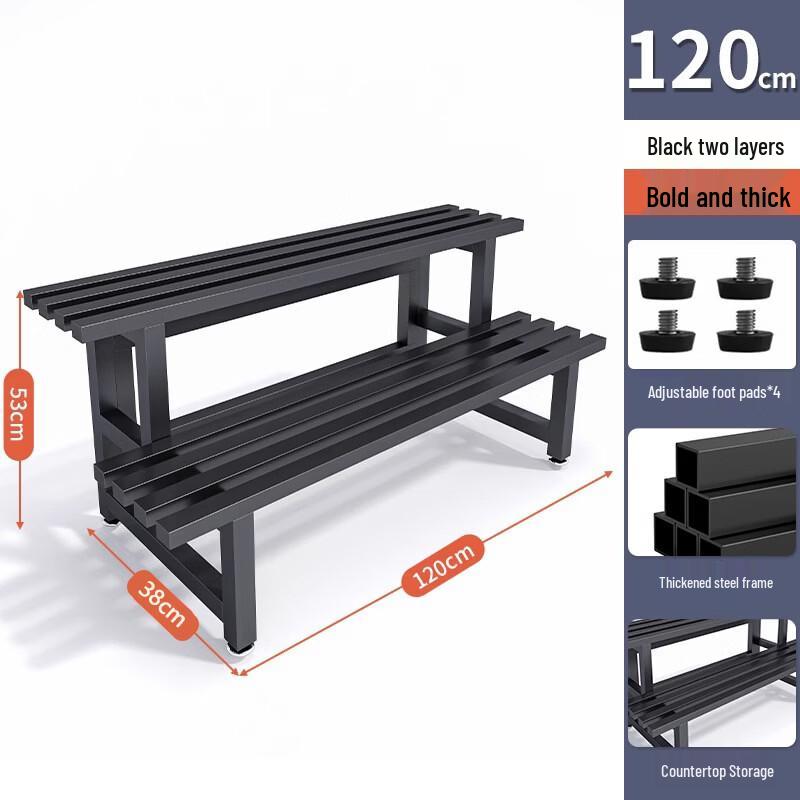 Stepped Multi-tier Metal Outdoor Flower Stand