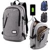 Versatile Unisex Usb Charging Backpack For Laptop Notebook Outdoor Travel And School