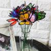 10/20 Pcs 3D Monarch Butterfly Simulation Butterfly Waterproof Garden Flower Wedding Yard Planter Outdoor Flower Pots Decoration